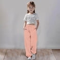 thumbnail image 2 of WENXIAOO Teen Boys Sweatpants Drawstring Sweatpants With Pockets Solid Color Rose Gold Sweatpants Kids Kids Spring Fall Sweatpants Size 13-14 Years, 2 of 7