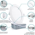thumbnail image 3 of 4-Inch LED Recessed Slim Pot Lights with Junction Box, 6000K Daylight White, Dimmable 9W 750LM High Brightness Led Panel Lights, IC Rated Indoor & Outdoor Led Ceiling Lights, ETL Listed (10 Pack), 3 of 9