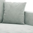 thumbnail image 3 of vidaXL 2 Piece Sofa Set with Cushions Light Grey Velvet, 3 of 4