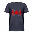 thumbnail image 3 of Styesk T-Shirts pour Homme Imprimé Col Rond Décontracté Mode Manches Courtes Chemisiers Col Rond Chemises, 3 of 5