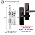 thumbnail image 2 of Serrure Électronique Bluetooth Serrure Intelligente pour Porte Serrure à Empreinte Digitale Mot de Passe Carte IC Clé pour Maison Intelligente, Maison Intelligente Intégrée, 2 of 5