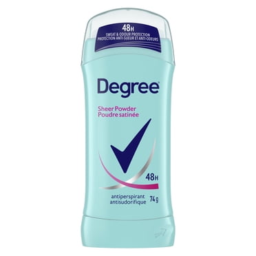 Degree Antisudorifique en Bâton pour Femme Poudre Satinée, 74 g