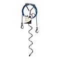 thumbnail image 1 of Zinco - Spiral stake with 10' extra-strong cable tie-out for small dogs, Blue, 1 of 1