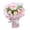Pink, variant on GUOOL Crochet Flower Bouquet Knitted Flowers for Festival Girl Friend Mother's Day Blue