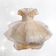 thumbnail image 2 of Robes Fille Robes Formelles Tout-Petits Robe Jaune Filles Robe pour Fête du Thé Robes pour la Journée des Enfants pour Filles Mode Filles, 2 of 9