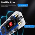 thumbnail image 2 of aigo R6911 Digital Voice Recorder with 16GB Storage (32GB Optional), 0.96 Inch 80*160 TFT Screen, Dual Capacitive Microphones, One-Touch Recording, Lossless Audio Capture, Segment Recording Function,, 2 of 7