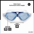 thumbnail image 4 of Dolfino Pro Axis Adult Watersport Goggle - Blue/Clear, 4 of 7