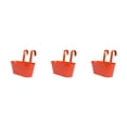 thumbnail image 1 of relayinert Outdoor Hanging Pots For Plants Practical And Beautiful Solution Detachable orange red 3Set, 1 of 6