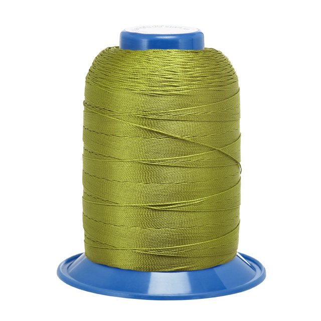Unique Bargains Fil de Polyester Lié Olive, Extra Résistant, 710 Verges