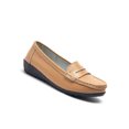 thumbnail image 3 of Innerwin Mocassins pour Femmes à Enfiler Ballerines Basses Légères Chaussures Bateau Bout Rond Marche Kaki 8.5, 3 of 5
