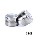 thumbnail image 2 of MesaSe New Clear Lid Magnetic Spice Jar Set Stainless Steel Spice Sauce Storage Container Jars Kitchen, 2 of 2