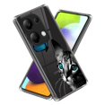 thumbnail image 1 of Pour Xiaomi Redmi Note 13 Pro 4G/Poco M6 Pro 4G Étui IMD Téléphone TPU - Cat et Butterfly, 1 of 3