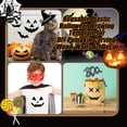 thumbnail image 2 of Youkk 25 Pcs/ensemble Pochoirs d'Halloween pour Dessiner des Visages de Citrouille Divers Modèles Réutilisables Taille Appropriée 1Ensemble, 2 of 6