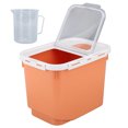 thumbnail image 2 of Rice Storage Container, Food Container Airtight Rice Container, Flour Dispenser with Lids & Measuring Cup for Rice, Grain, Pet Food, Flour, Cat Dog Food Storage Container, 2 of 8