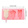 thumbnail image 4 of Coofit Kitchen Popsicle Mold Silicone DIY Ice Pop Maker Ice Cream Mold with Lid & Stick, 4 of 10