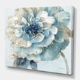 thumbnail image 1 of Designart Indigold Aquarelle Fleur II Art mural sur toile, 1 of 3