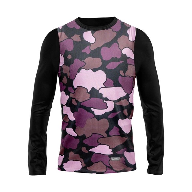 BLACKSTRAP Kid's Therma Crew Baselayer Top Cloudcam Berry, L