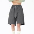 thumbnail image 2 of TMOYZQ Shorts de Randonnée pour Femmes Légers à Séchage Rapide Shorts de Golf Résistants à l'Eau avec Poches à Fermeture Éclair, 2 of 5