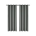 thumbnail image 2 of Cagogo under $5 Blackout Curtains, Blackout Curtains with Grommets, Polyester Pongee Laminated Window Curtains, Perforated Style Sun Protection Curtains, Heat Insulating Soundproof Drapes, 2 of 6