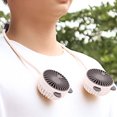 thumbnail image 5 of EGNMCR Fan Neck Hanging Fan ,Portable Fan USB Rechargeable Battery Mini Handheld Personal Wearable Hand Free 360 Degree Rotation Fan For Office Household Travel Room Outdo Small fan, 5 of 5