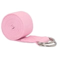 thumbnail image 1 of Kieccall Non-Elastic Yoga Strap with Safe D-Ring Buckle - Extra-Long Adjustable Design for Stretching, Pilates & Dance - Essential Non-Slip Yoga Accessory for Flexibility, 1 of 8