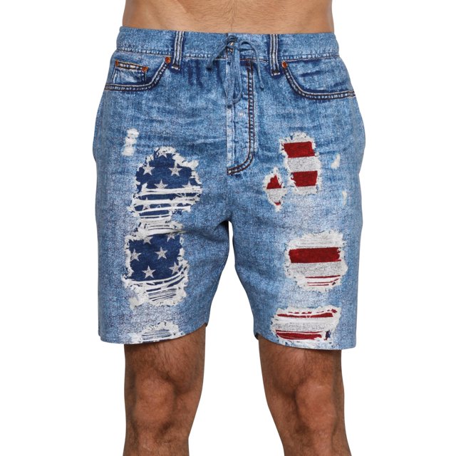 Men's Boxer Shorts and Tank Top USA FlagT-Shirt, Sold Separately
