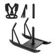 thumbnail image 1 of VEVOR Weight Sled, Steel Power Sled, Fitness Strength Training Sleds for Athletic Exercise Speed Improvement, Workout Fitness Equipment with Handle, Compatible with 1/2 in Weight Plates, Black, 1 of 9