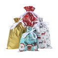 thumbnail image 1 of AMERTEER Sacs Cadeaux de Noël Sacs Cadeaux à Cordon Sacs d'Emballage en Aluminium 30 Pcs Sacs en Aluminium pour Cadeaux de Noël Fête Vacances de Noël, 1 of 10
