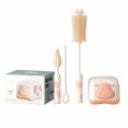 thumbnail image 2 of Oleegame 1PC Cleaning Brush Silicone Baby Bottle Brush Portable Baby Bottle Brush Set For Baby Bottle Cleaning Brush Drain Rack To Wash Baby Bottles Pink, 2 of 9