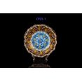 thumbnail image 2 of Hand-Painted Decorative Ceramic Plate - Traditional Floral Design, Multicolour Display Plate for Wall or Table, Artisan Craft Décor, 2 of 6