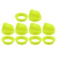 thumbnail image 1 of Unique Bargains Ensemble de 5 Capuchons de Clé d'Allumage UTV ATV 5433534 avec Écrou de Capuchon pour Polaris pour Ranger Brutus RZR Jaune, 1 of 7