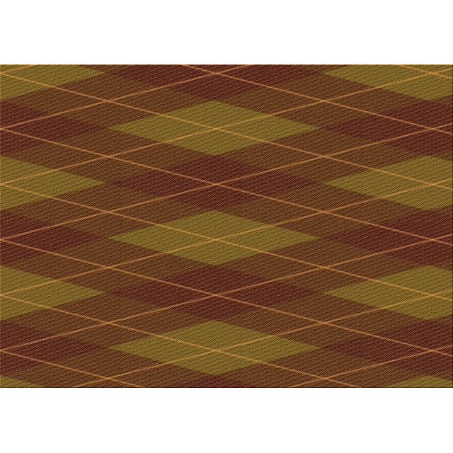 Ahgly Tapis Rectangulaire Lavable en Machine Intérieur Transitionnel Bisque Brun Foncé, 2 Pieds x 4 Pieds