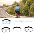 thumbnail image 4 of ziyahi Lunettes pour Hommes Réutilisables Lunettes de Protection Lunettes Ajustables Noir 1 Ensemble, 4 of 6