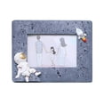 thumbnail image 1 of Family Photo Frame With Astronaut Figurine Table Decor For Birthday Party 8 in x 10 in, 1 of 6