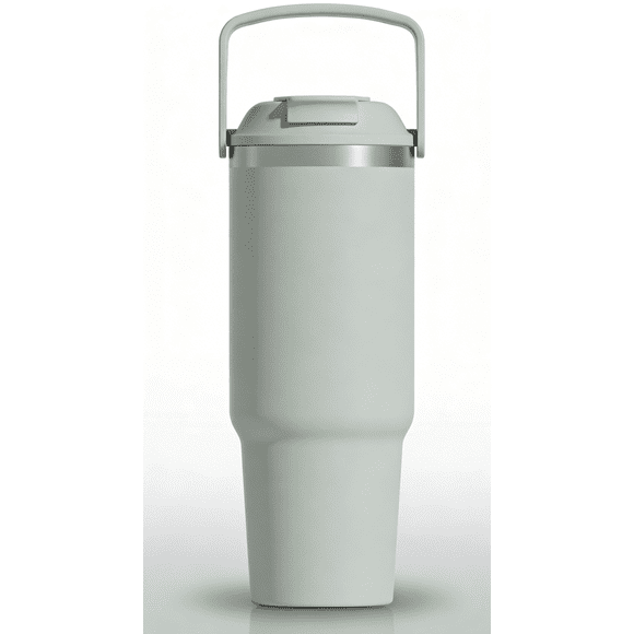 30OZ SS TUMBLER WITH HANDLE-GREEN