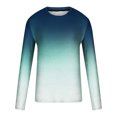 thumbnail image 5 of Meichang T-Shirt à Manches Longues pour Homme Coupe Ajustée, T-Shirts Graphiques pour Homme Décontractés à Imprimé Dégradé 3D, T-Shirts Fantaisie à Col Rond Confortables à Manches Longues pour Homme, 5 of 5