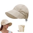 thumbnail image 4 of Birdeem Chapeau de Soleil pour Femmes Grand Bord 3.4 Pouces, Chapeau Seau Pliable Réglable, Chapeau de Protection Solaire Respirant pour Randonnée Jardinage Pêche, 4 of 7