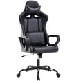 thumbnail image 1 of BestOffice Ergonomic Gaming Chair – Racing Style, Lumbar Support, Swivel Rolling, Padded Seat for Home or Desk, Black, 1 of 7