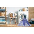 thumbnail image 2 of Ahgly Company Machine Washable Indoor Rectangle Transitional Blue Angel Blue Area Rugs, 2' x 5', 2 of 7