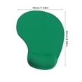 thumbnail image 4 of stanreset Mouse Mat Wrist Support Mice Pad Non-Slip Silica Gel Rest Mat Laptop Computer Accessories, Green, 4 of 9
