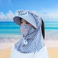 thumbnail image 4 of Yhmxh Summer Protection Faces Shield Sun Hat With Windproof Designs Solar-Powered Fan For Cycling Tea Picking And Outdoor Travel Lightweight & Waterproof Camping Gear Outdoors and Sports, 4 of 5