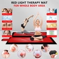 thumbnail image 3 of New Red Light Therapy Mat Full Body 84.6'' x 33.5'' 2680pcs LED Beads 660nm&850nm Red Light Therapy Device, Large Infrared Light Therapy Mat Sleeping Bag, Full Body Coverage, for Pain Relief, Energy, 3 of 7