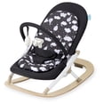 thumbnail image 1 of Dream On Me SleekSway Portable Rocker, Black White, 1 of 7