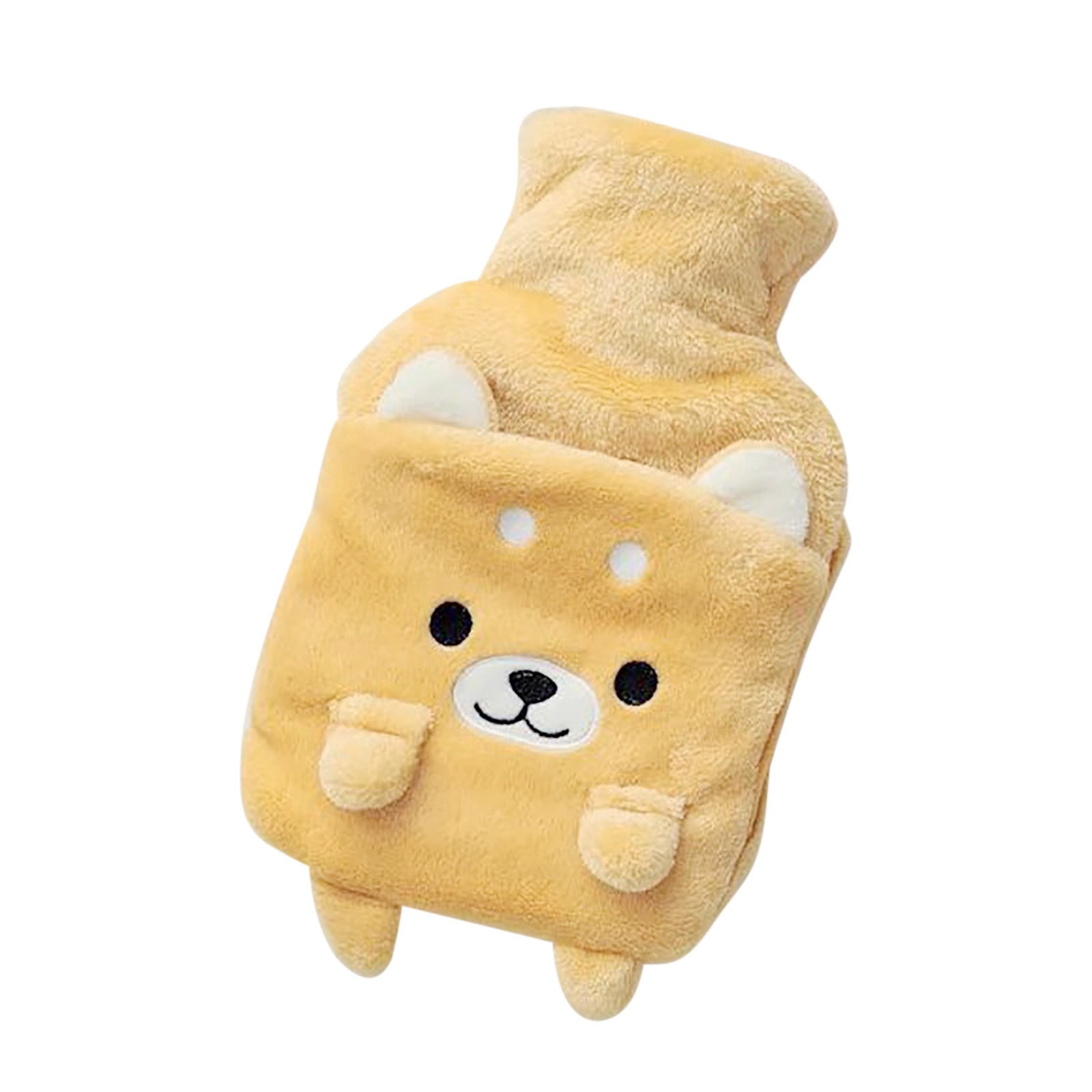 Hot Water Bottle With Cartoon Dog Cover Portable Hand And Foot Warmers Variety Pack Reusable Heating Pad for Back Heat Pack Reusable Shoes Hand Warmers Disposable Click Heaters Back