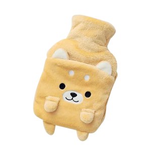 Hot Water Bottle With Cartoon Dog Cover Portable Hand And Foot Warmers Variety Pack Reusable Heating Pad for Back Heat Pack Reusable Shoes Hand Warmers Disposable Click Heaters Back