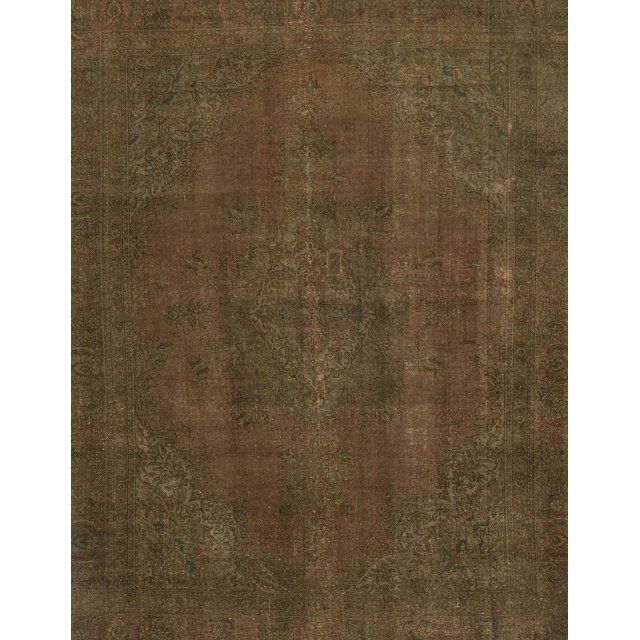Ahgly Company Tapis d'Intérieur Rectangulaires Abstraits Brun Rougeâtre, 8 Pieds x 12 Pieds
