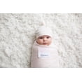 thumbnail image 3 of Lulujo Baby Hello World Newborn Bamboo Hat and Swaddle Blanket Set, 3 of 4
