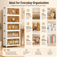 thumbnail image 2 of PrettyCare Contenants de Rangement, Bacs de Rangement, Organisateur Empilable de Garde-Robe 315 L (333 QT) pour Chambre et Salon, Lot de 5, 2 of 9