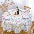 thumbnail image 4 of Nappe Ronde pour Table Ronde 60 * 60 Po Nappes Imperméables pour Patio Housse de Table Extérieure, 4 of 5