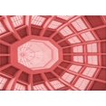 thumbnail image 1 of Ahgly Company Machine Washable Indoor Rectangle Transitional Light Coral Pink Area Rugs, 4' x 6', 1 of 7